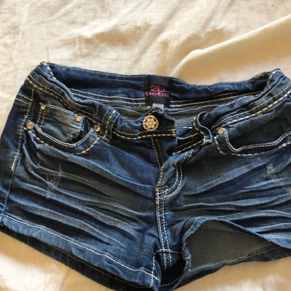 Bebe jean shorts